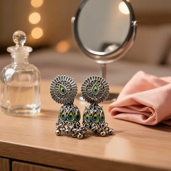 Silver_Alloy_Jhumka_Earrings_For_Women