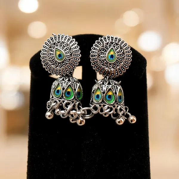 Silver_Alloy_Jhumka_Earrings_For_Women