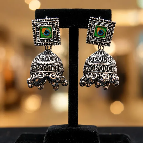 Silver_Alloy_Jhumka_Earrings_For_Women