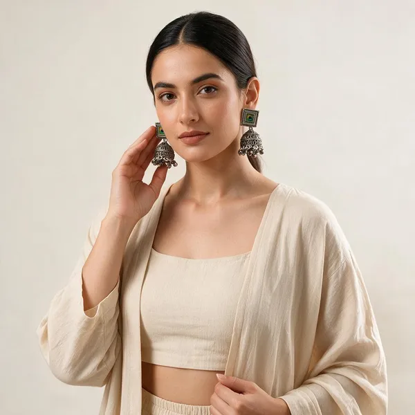 Silver_Alloy_Jhumka_Earrings_For_Women