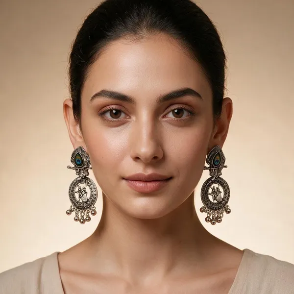 Silver_Alloy_Drop_&_Dangle_Earrings_For_Women