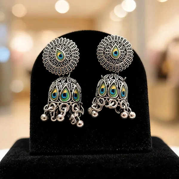 Silver_Alloy_Jhumka_Earrings_For_Women
