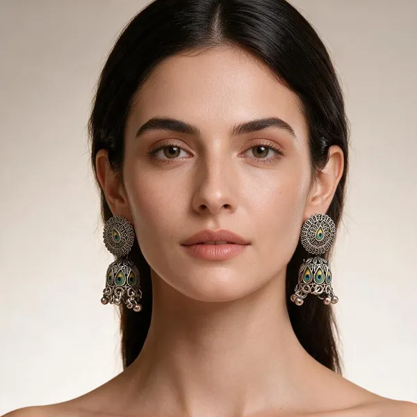 Silver_Alloy_Jhumka_Earrings_For_Women