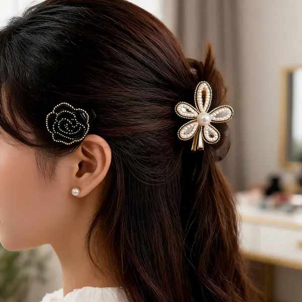 Gold_&_Black_Alloy_Hair_Accessories_Set_For_Women_(Pack_of_5_)