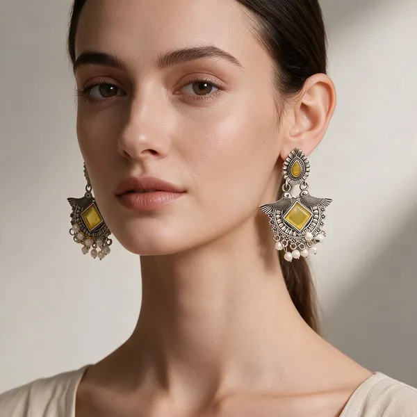 Silver_Alloy_Drop_&_Dangle_Earrings_For_Women