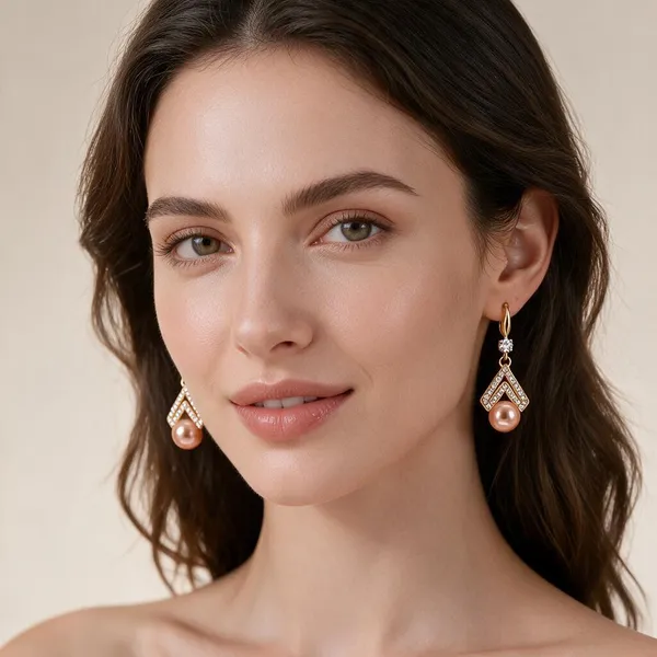 Gold_Cubic_Zirconia_Ad_Stone_&_Alloy_Drop_&_Dangle_Earrings_For_Women