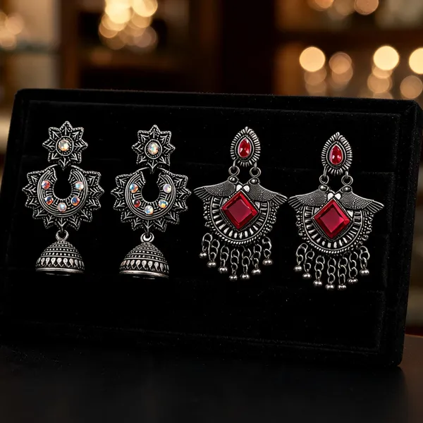 Silver_Brass_&_Alloy_Jhumka_Earrings_For_Women_(Pack_of_3_)