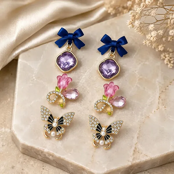 Gold_Beads_&_Alloy_Earrings_For_Women_(Pack_of_3_)