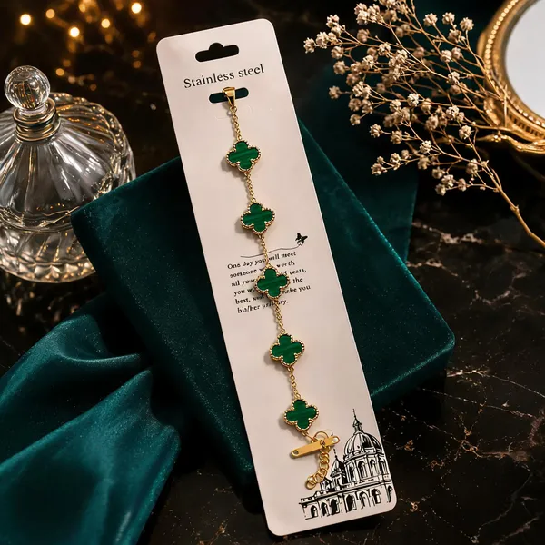 Green_Stainless_Steel_Bracelet_For_Women
