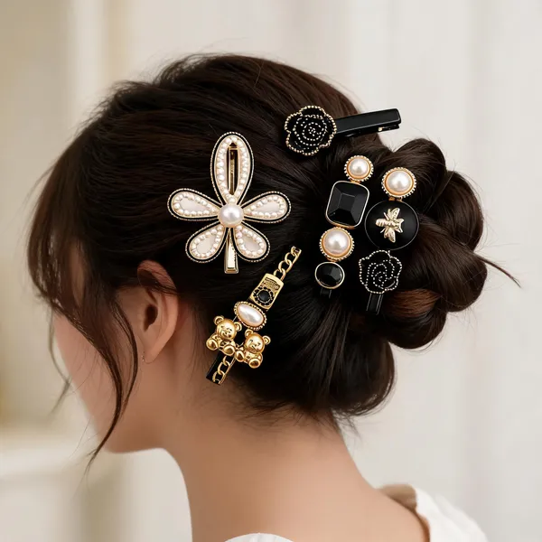 Black_Pearl_Hair_Clips_For_Women_(Pack_of_5_)