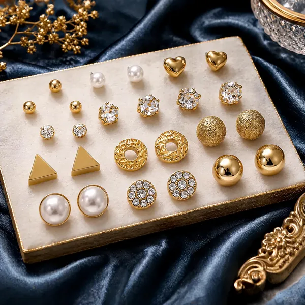Gold_Alloy_Stud_Earrings_For_Women_(Pack_of_12_)