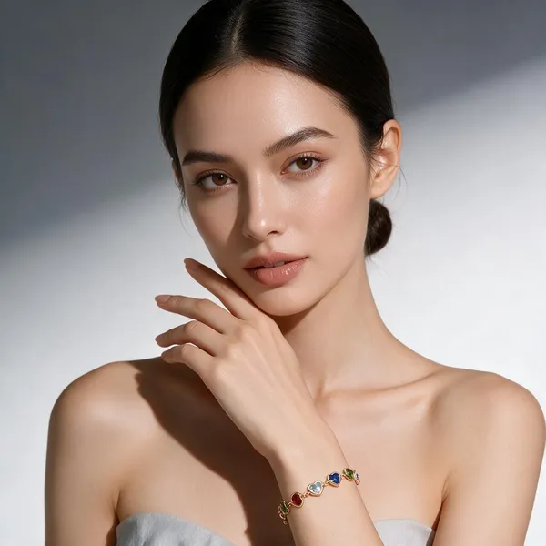 Multicolor_Alloy_Bracelet_For_Women
