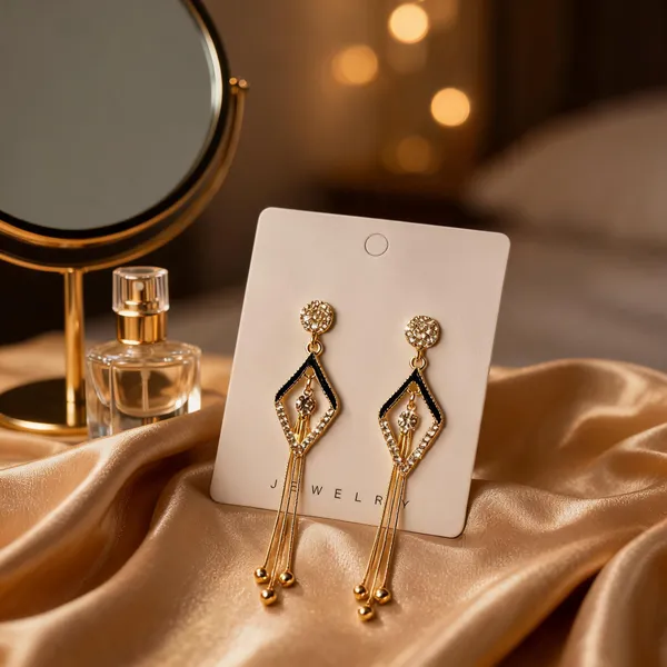 Gold_Crystal_Rhinestone_Drop_&_Dangle_Earrings_For_Women