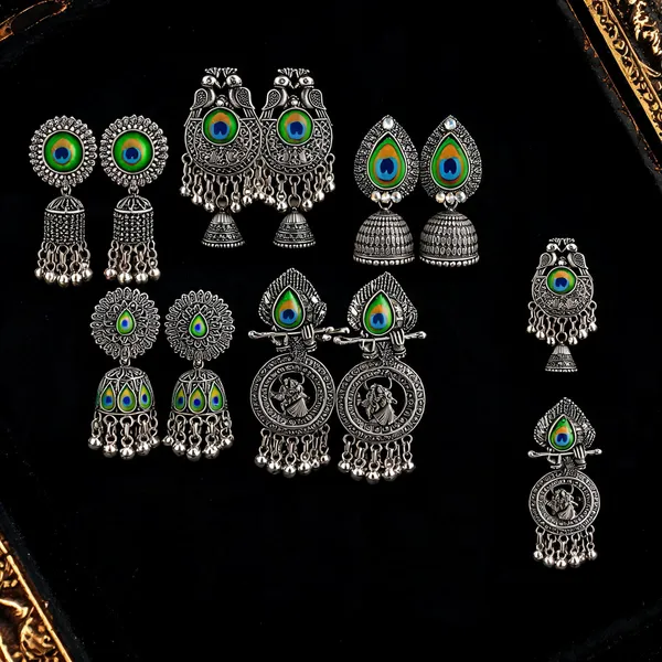 Silver_Earrings_For_Women_(Pack_of_5_)