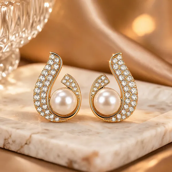 Gold_Pearl_Earrings_For_Women