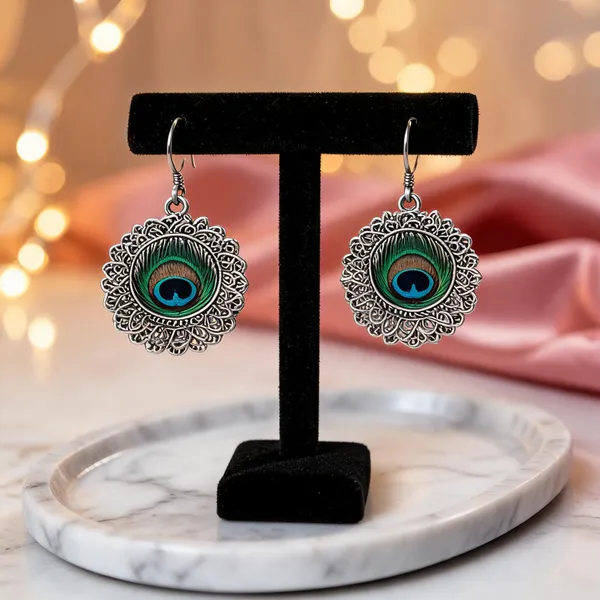 Multicolor_Alloy_Earrings_For_Women