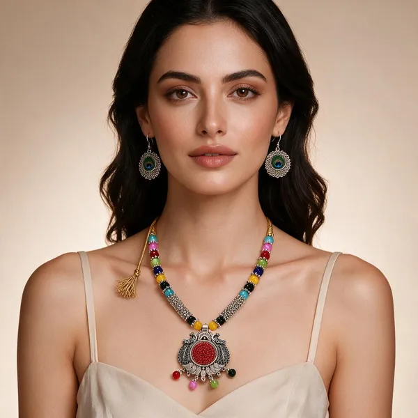 Multicolor_Alloy_Earrings_For_Women