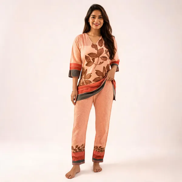 Peach_Rayon_Cotton_Relaxed_Fit_Printed_Lounge_Set_For_Women