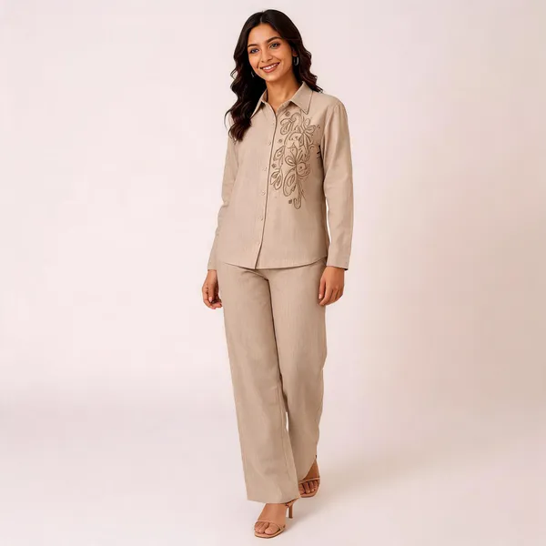 Beige_Linen_Cotton_Relaxed_Fit_Embroidered_Co-Ord_Set_For_Women