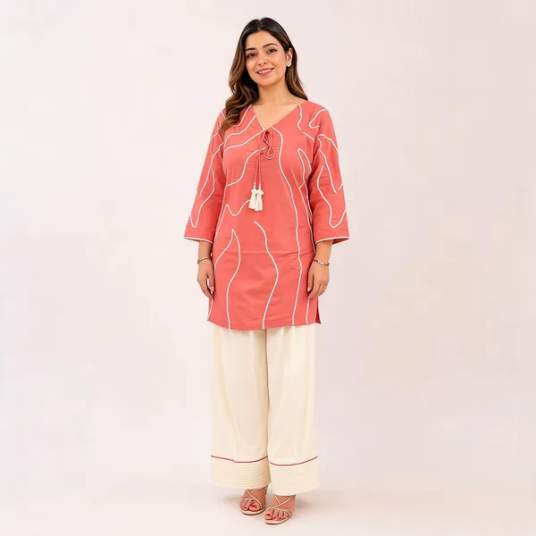 Coral_Cotton_Printed_Straight_Kurta_Pant_Set_For_Women