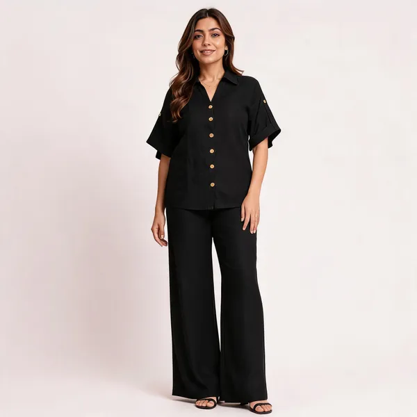 Black_Linen_Cotton_Relaxed_Fit_Co-Ord_Set_For_Women