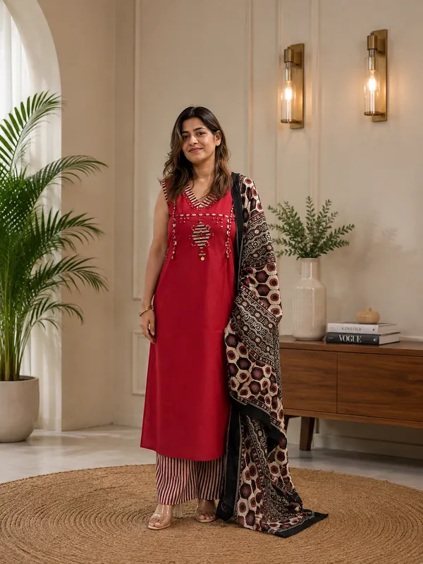 Red_Embellished_Kurta_Pant_Dupatta_Set_for_Women