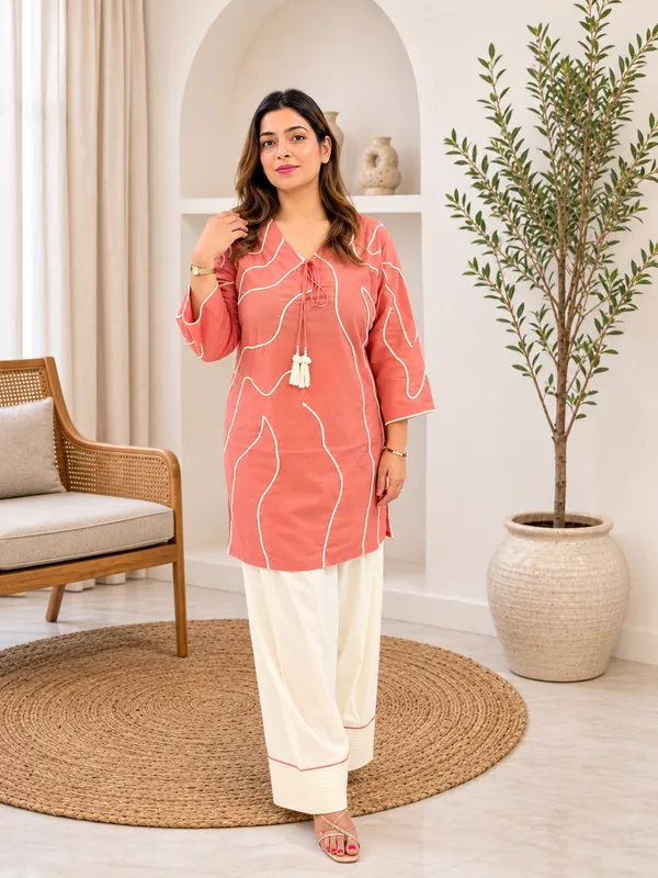 Coral_Cotton_Printed_Straight_Kurta_Pant_Set_For_Women