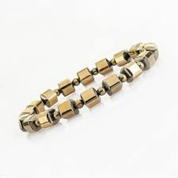 Gold_Tone_Beaded_Bracelet_For_Unisex