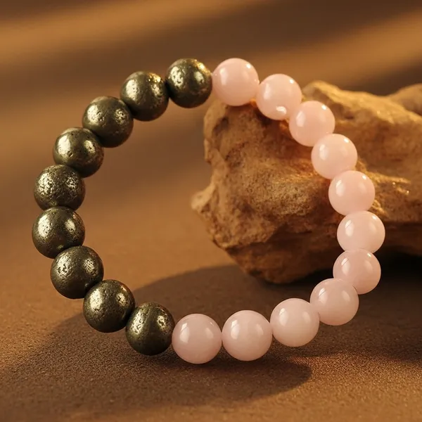 Rose_Quartz_Pyrite_Bracelet