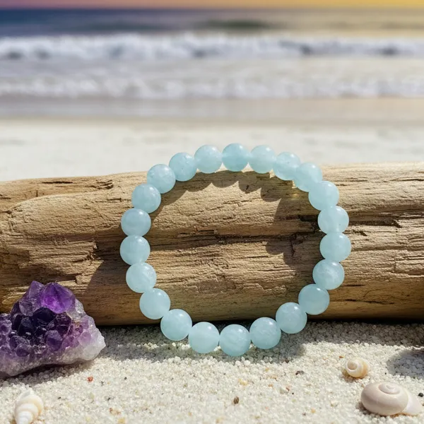 Aquamarine_Round_Beads_Bracelet