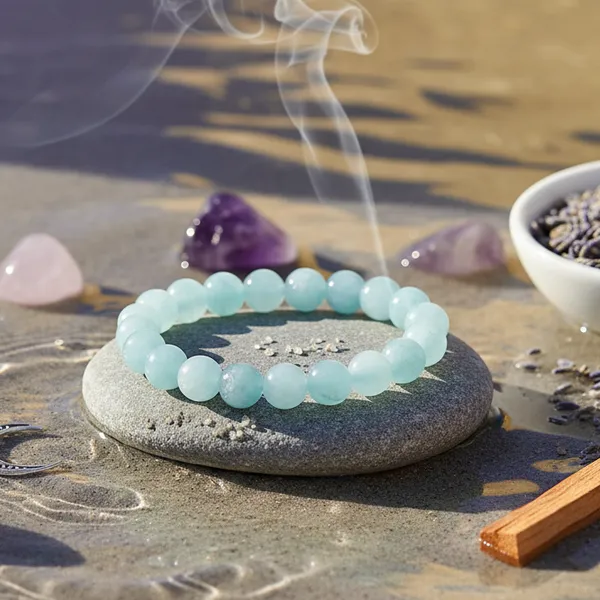 Aquamarine_Round_Beads_Bracelet