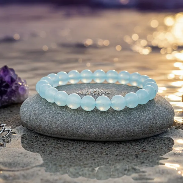 Aquamarine_Round_Beads_Bracelet