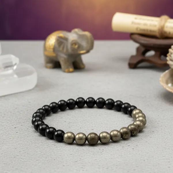 Pyrite_Black_Tourmaline_Bracelet