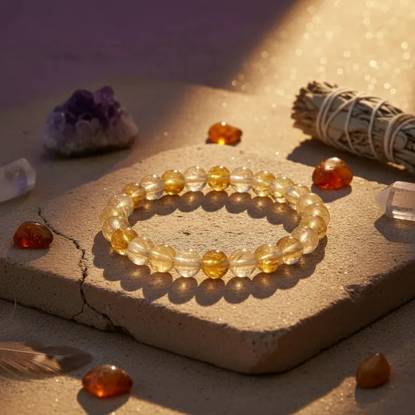 Natural_Citrine_Bracelet_8mm_Beads
