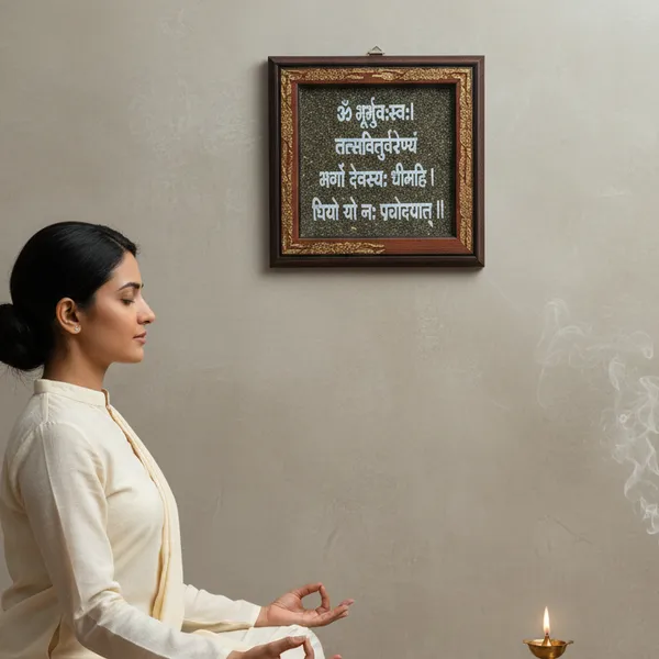 Gayatri_Mantra_Pyrite_Frame