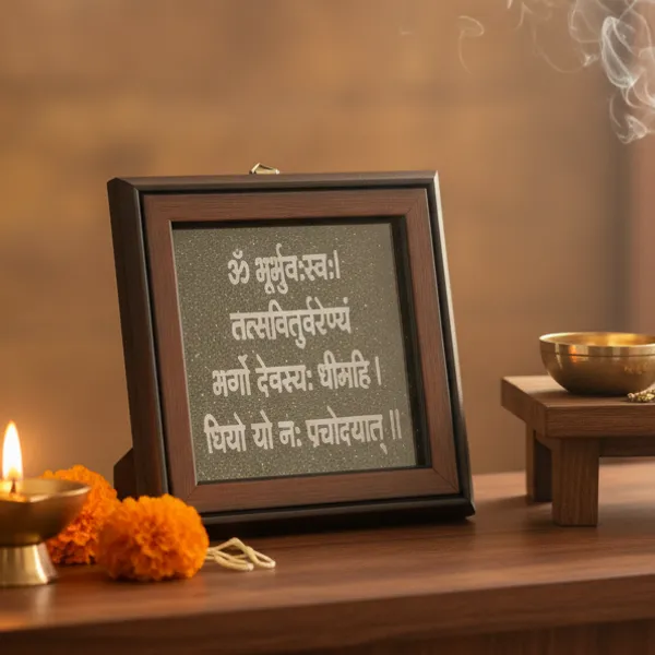 Gayatri_Mantra_Pyrite_Frame