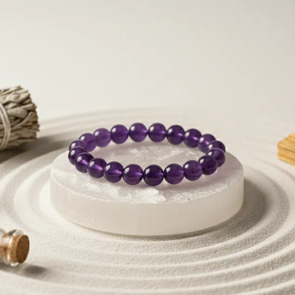 Amethyst_Bracelet_Free_Raw_Selenite_Plate