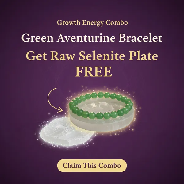 Green_Aventurine_Bracelet_Free_Raw_Selenite_Plate