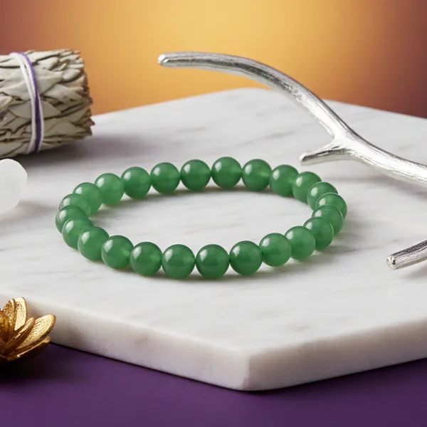 Green_Aventurine_Bracelet_Free_Raw_Selenite_Plate