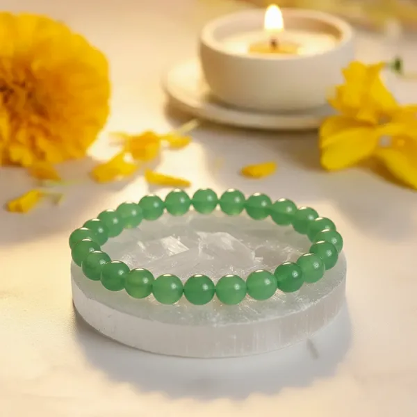 Green_Aventurine_Bracelet_Free_Raw_Selenite_Plate