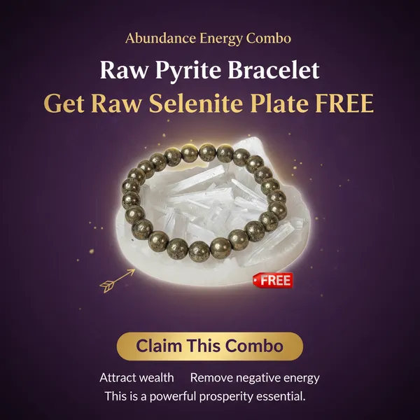 Pyrite_Bracelet_Free_Raw_Selenite_Plate