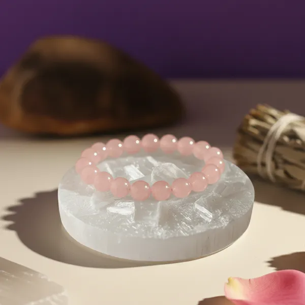 Rose_Quartz_Bracelet_With_Selenite_Plate