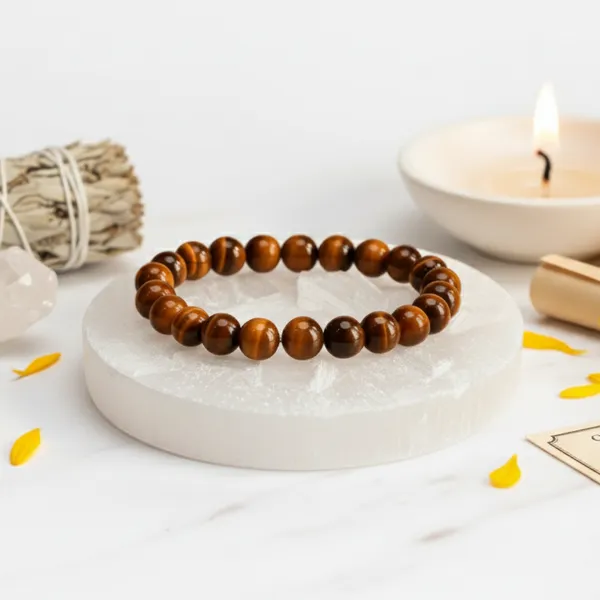 Tiger_Eye_Bracelet_Free_Raw_Selenite_Plate
