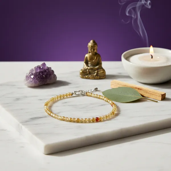 Citrine_Crystal_Anklet_2mm