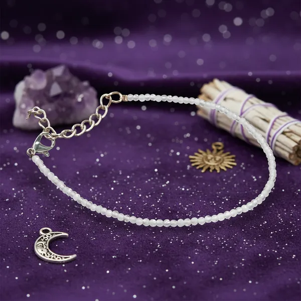 Clear_Quartz_Stone_Anklet_2mm