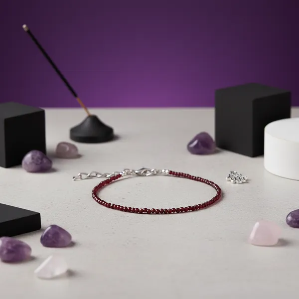 Red_Garnet_Stone_Anklet_2mm