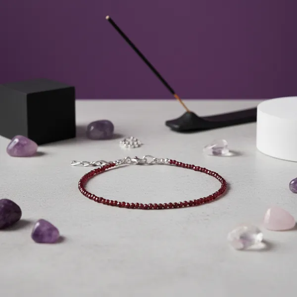 Red_Garnet_Stone_Anklet_2mm