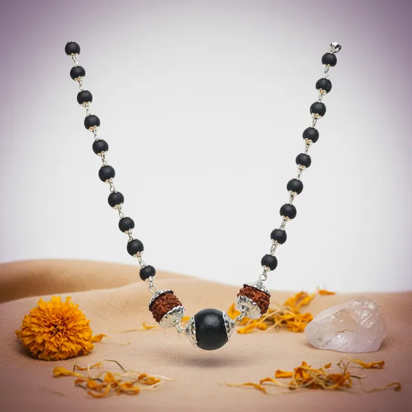 Karungali_Rudraksha_Bead_Cap_Mala_Protection_Focus_Energy
