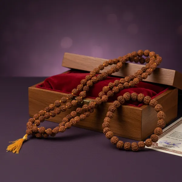5_Mukhi_Rudraksha_Mala_8mm_With_Rudraksha_Bracelet_For_Peace
