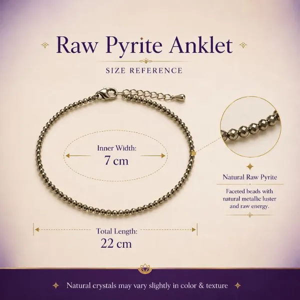 Raw_Pyrite_Anklet_2mm_Pack_Of_1